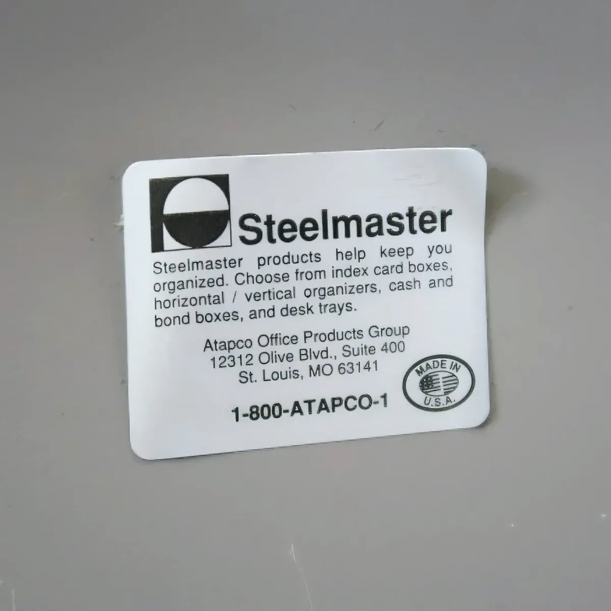 Steelmaster ビンテージ デスクオーガナイザー