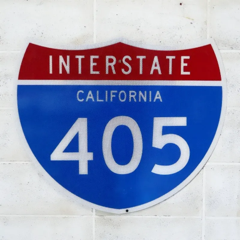 INTERSTATE CALIFORNIA 405 ロードサイン