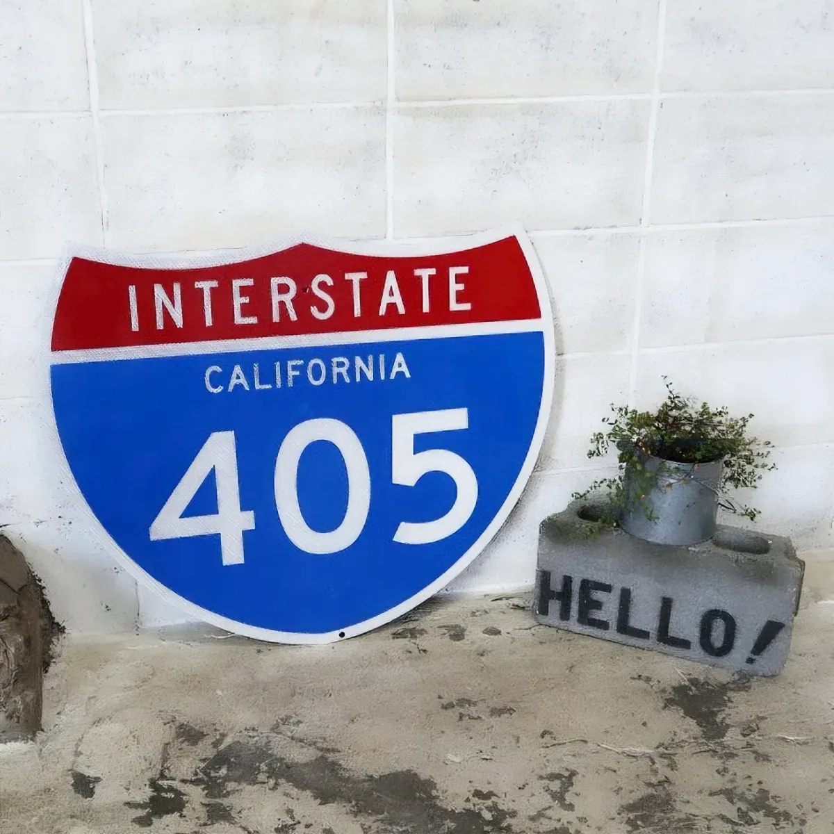 INTERSTATE CALIFORNIA 405 ロードサイン