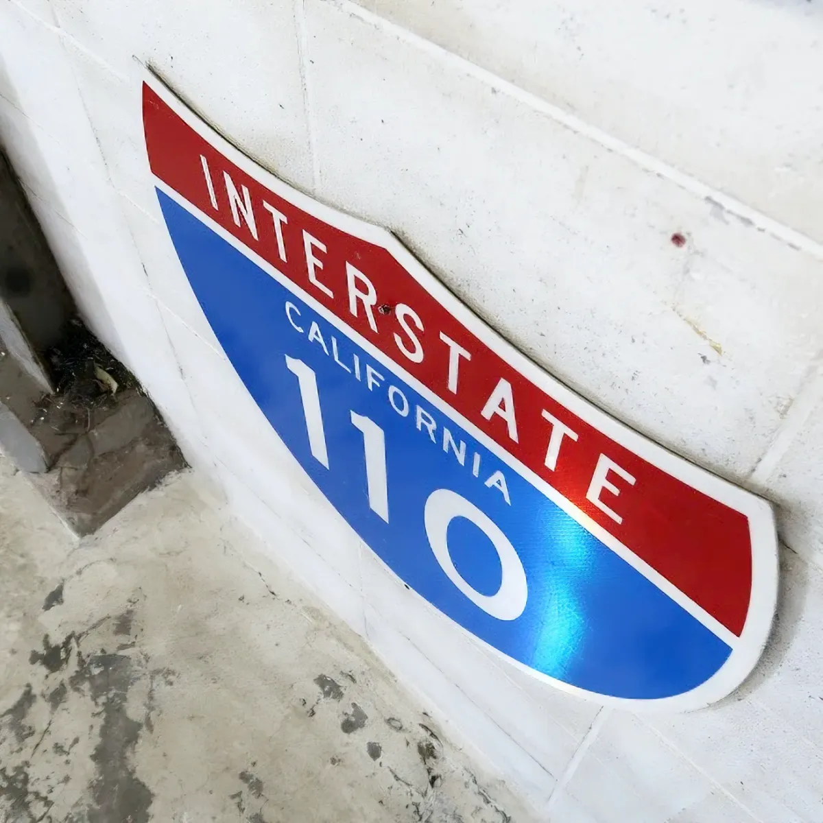 INTERSTATE CALIFORNIA 110 ロードサイン