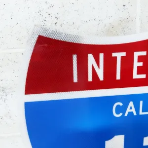 INTERSTATE CALIFORNIA 110 ロードサイン