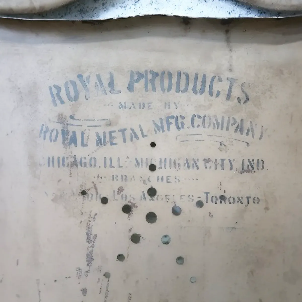 ROYAL METAL MFG COMPANY メタルチェア フォールディング