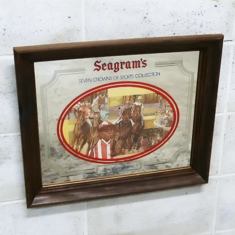 Seagram's ビンテージ パブミラー