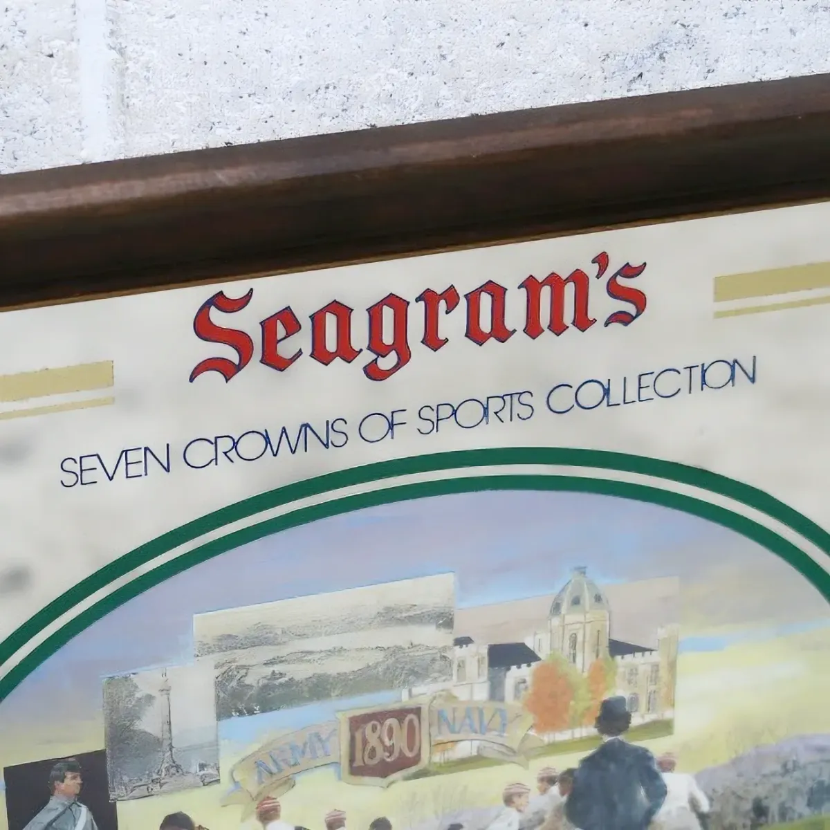 Seagram's ビンテージ パブミラー