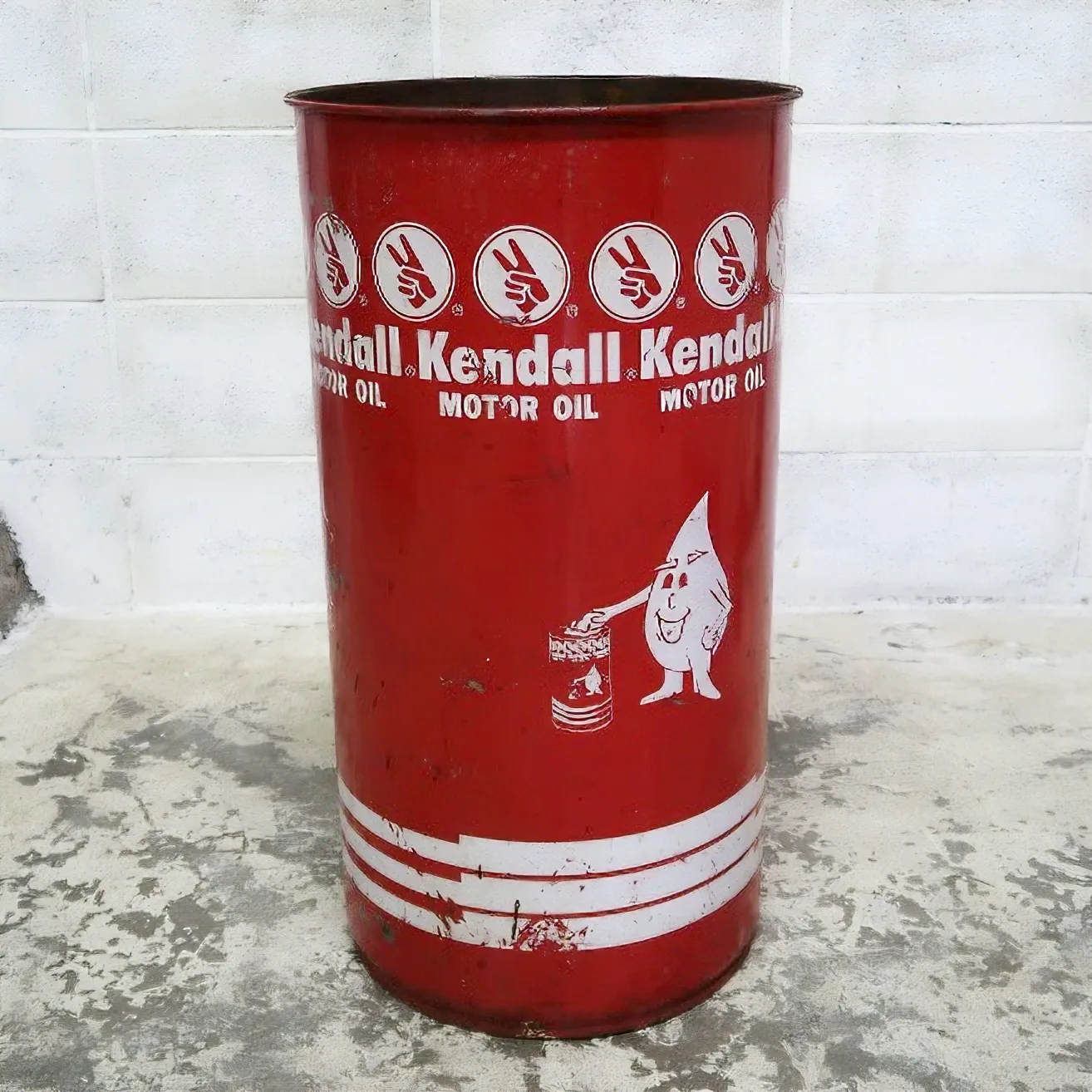 80s Kendall ケンドル　オイル缶　ビンテージ YM2312-23-6_1.webp