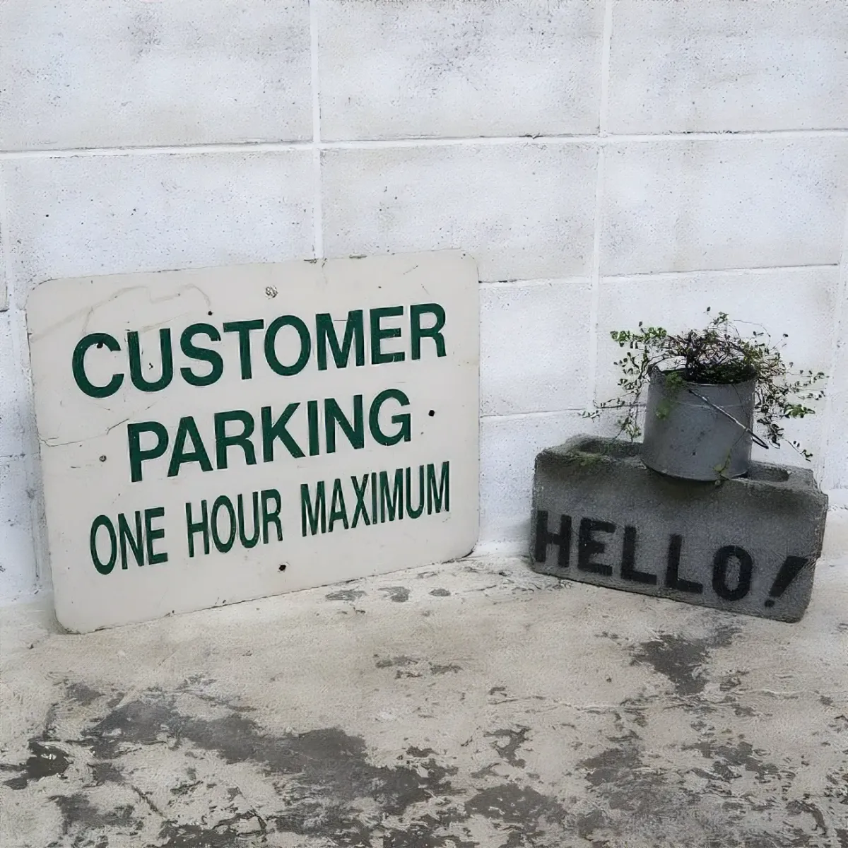 ロードサイン CUSTOMER PARKING