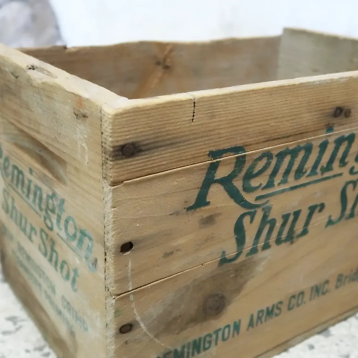 Remington ビンテージ 弾薬ウッドボックス