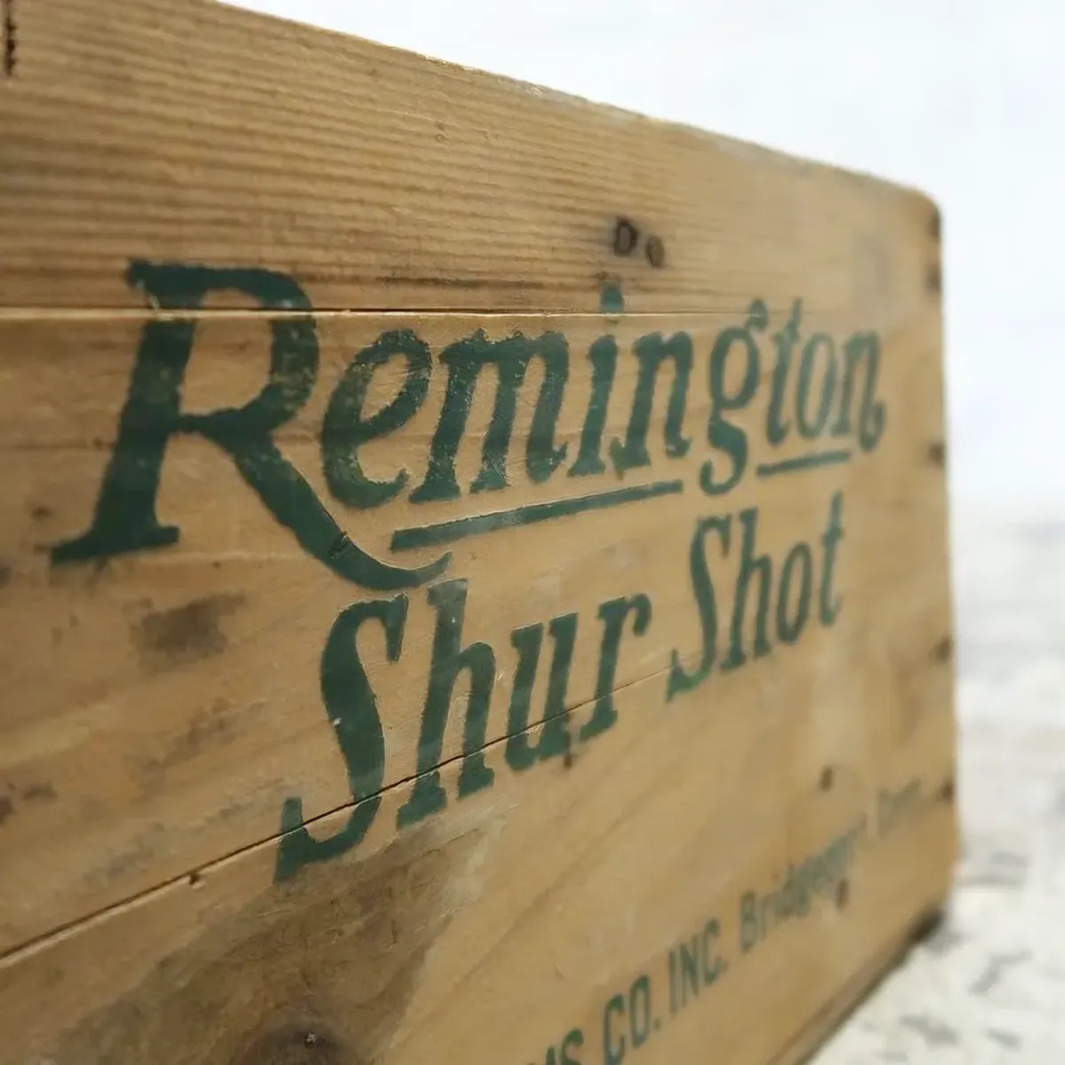 Remington ビンテージ 弾薬ウッドボックス