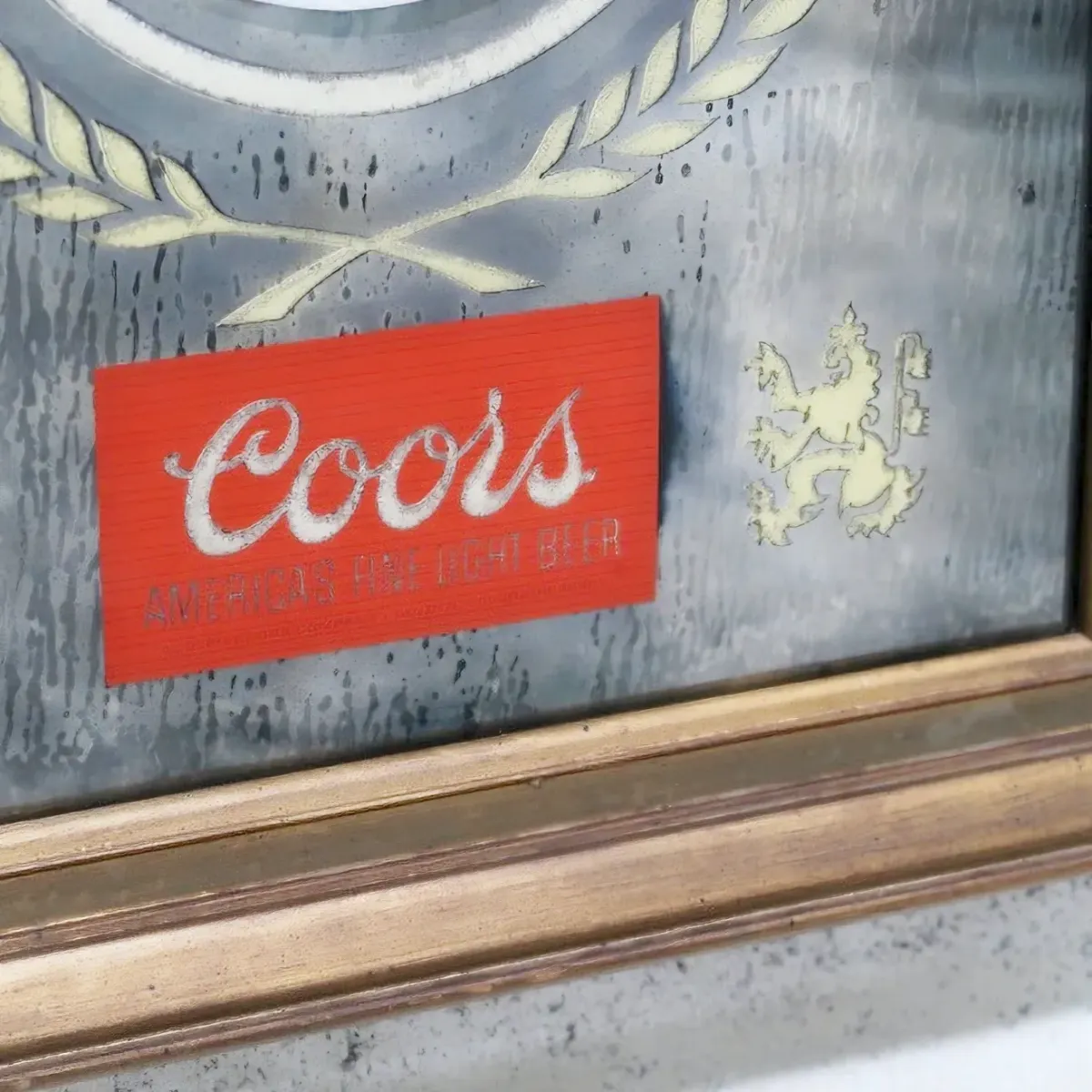 Coors ビンテージ パブミラー