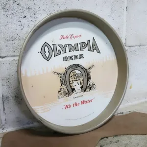 OLYMPIA BEER ビンテージ メタルトレイ