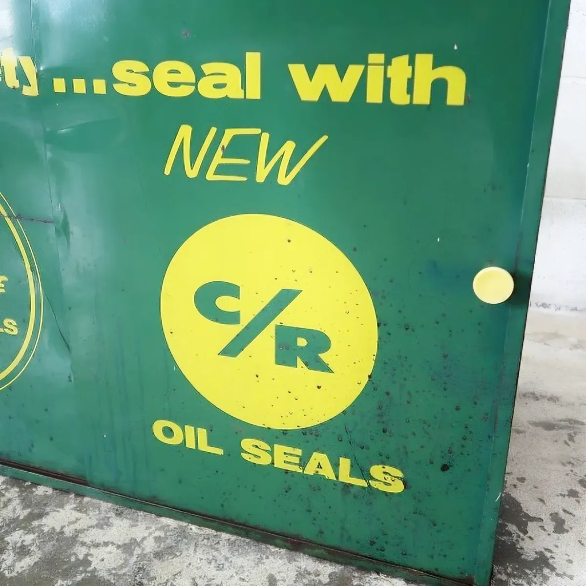 C/R OIL SEALS ビンテージ パーツキャビネット