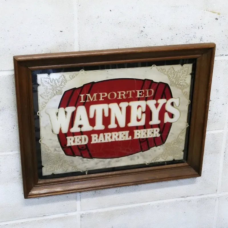 WATNEYS ビンテージ パブミラー