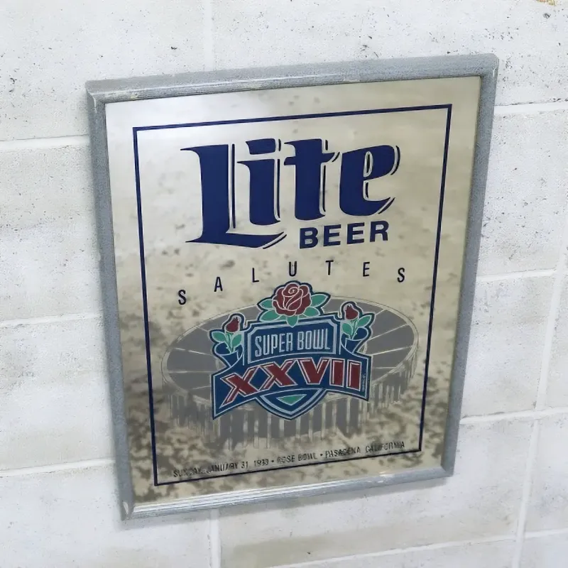 SUPER BOWL×Miller Lite パブミラー