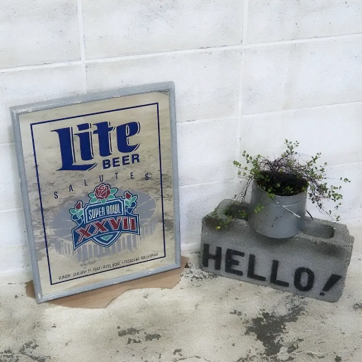 SUPER BOWL×Miller Lite パブミラー