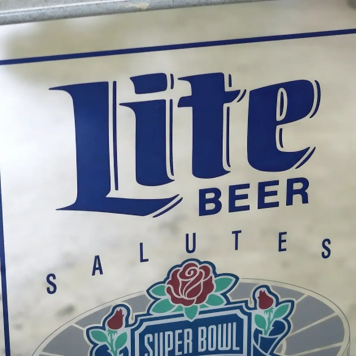 SUPER BOWL×Miller Lite パブミラー