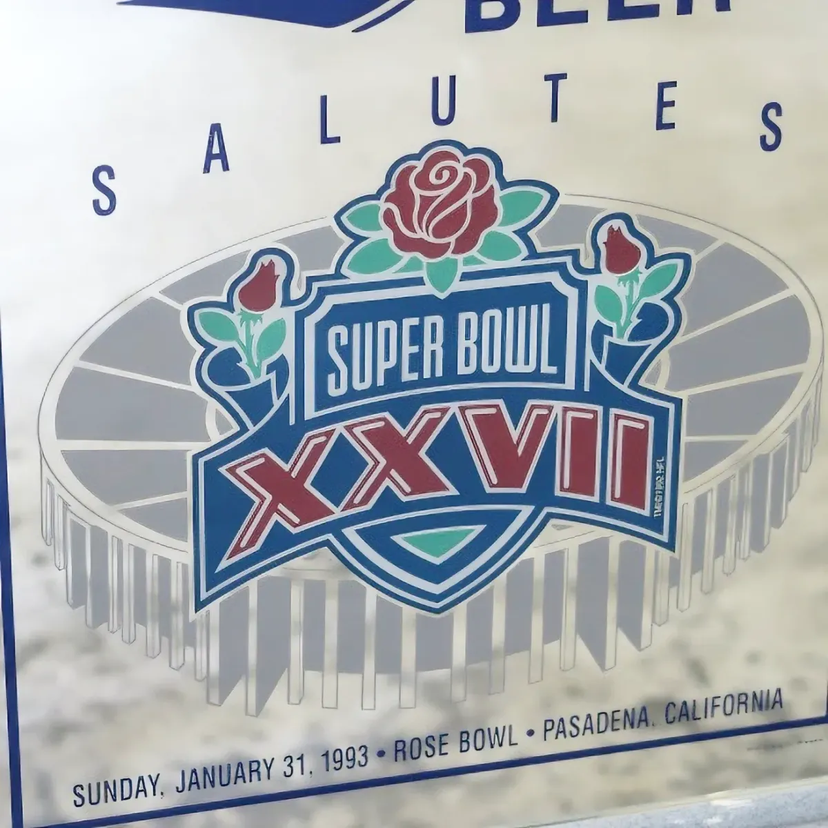 SUPER BOWL×Miller Lite パブミラー