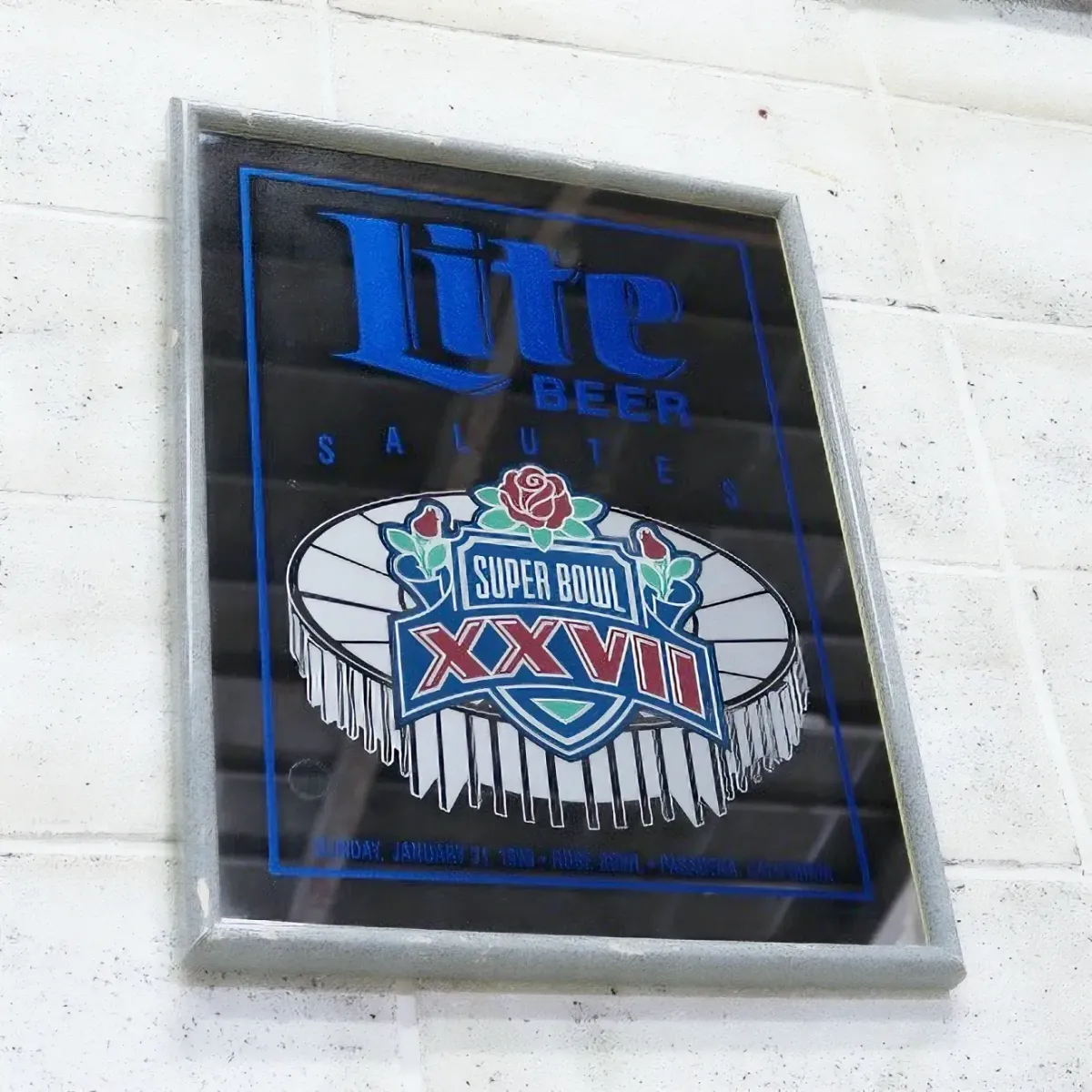 SUPER BOWL×Miller Lite パブミラー