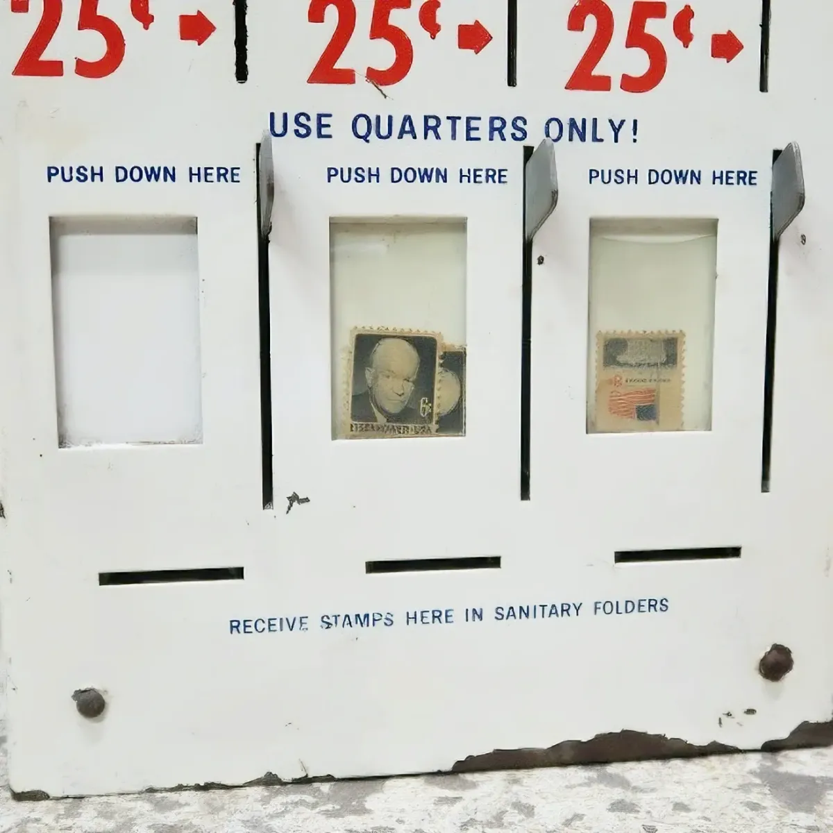 ビンテージ スタンプマシン 切手販売機