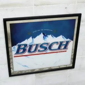 BUSCH BEER パブミラー