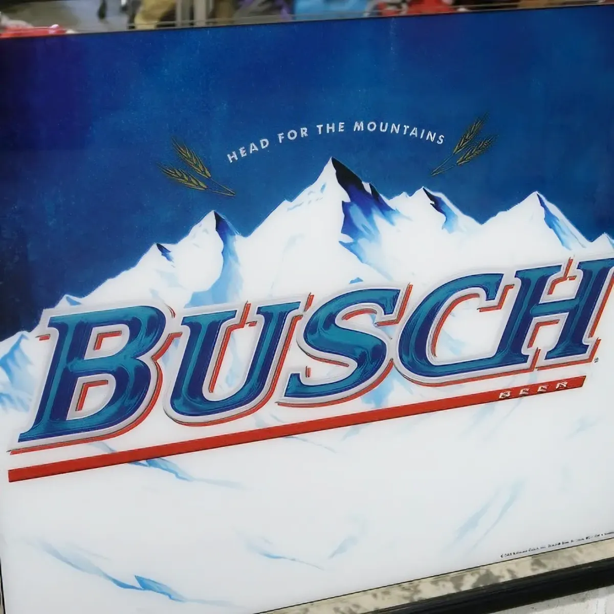 BUSCH BEER パブミラー