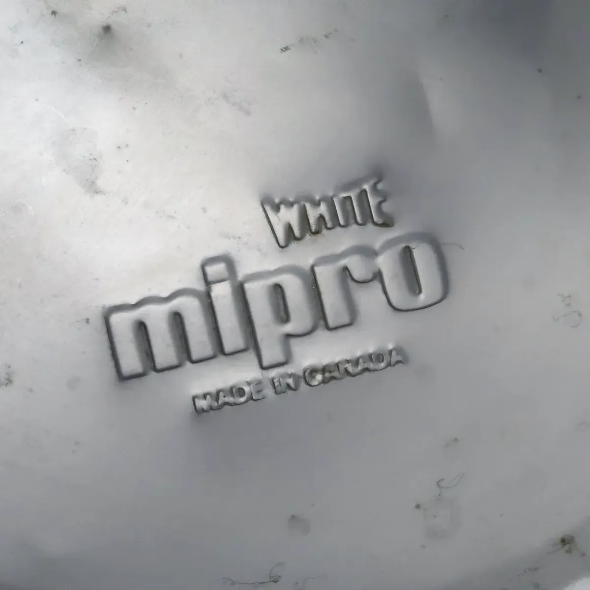 WHITE mipro ビンテージ メタルゴミ箱