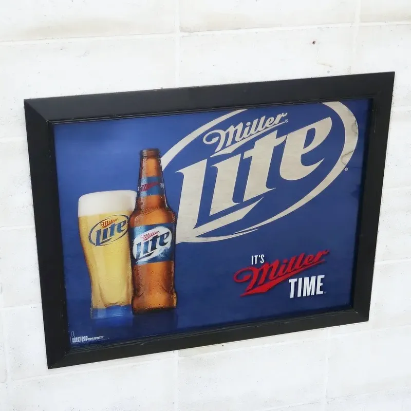 Miller Lite パブミラー