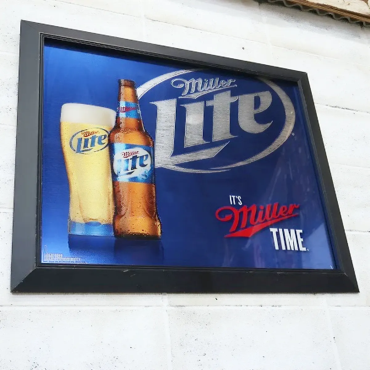 Miller Lite パブミラー