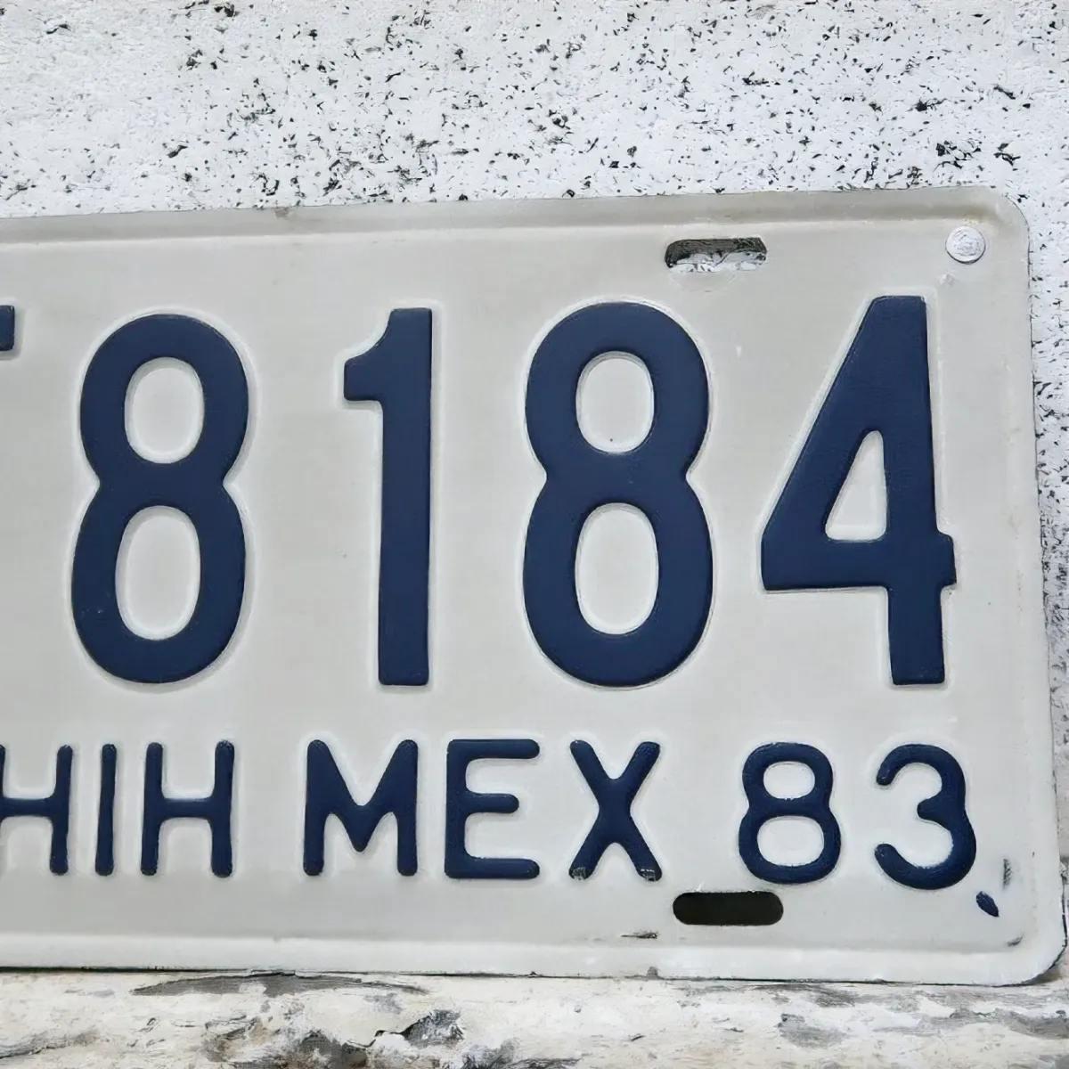 CHIHUAHUA MEXICO ビンテージ ナンバープレート