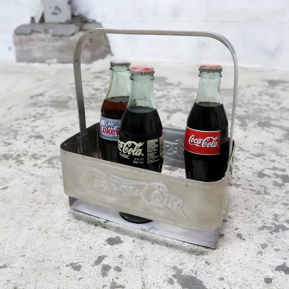 ペプシコーラ ビンテージ ボトルキャリア Cokeボトルセット