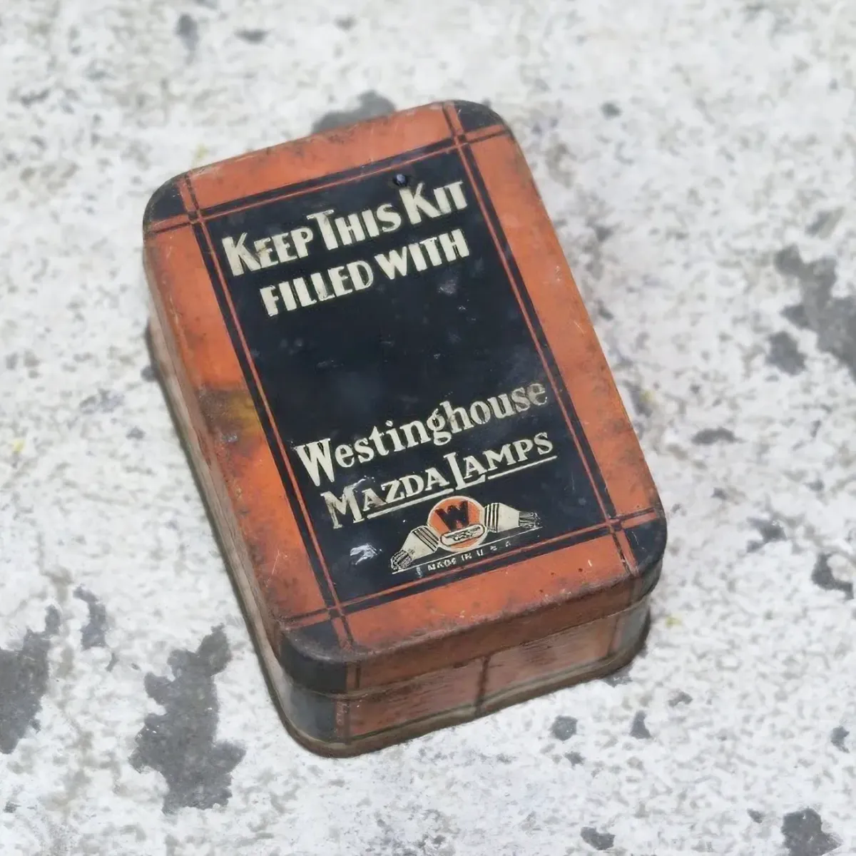 Westinghouse ビンテージ メタル缶