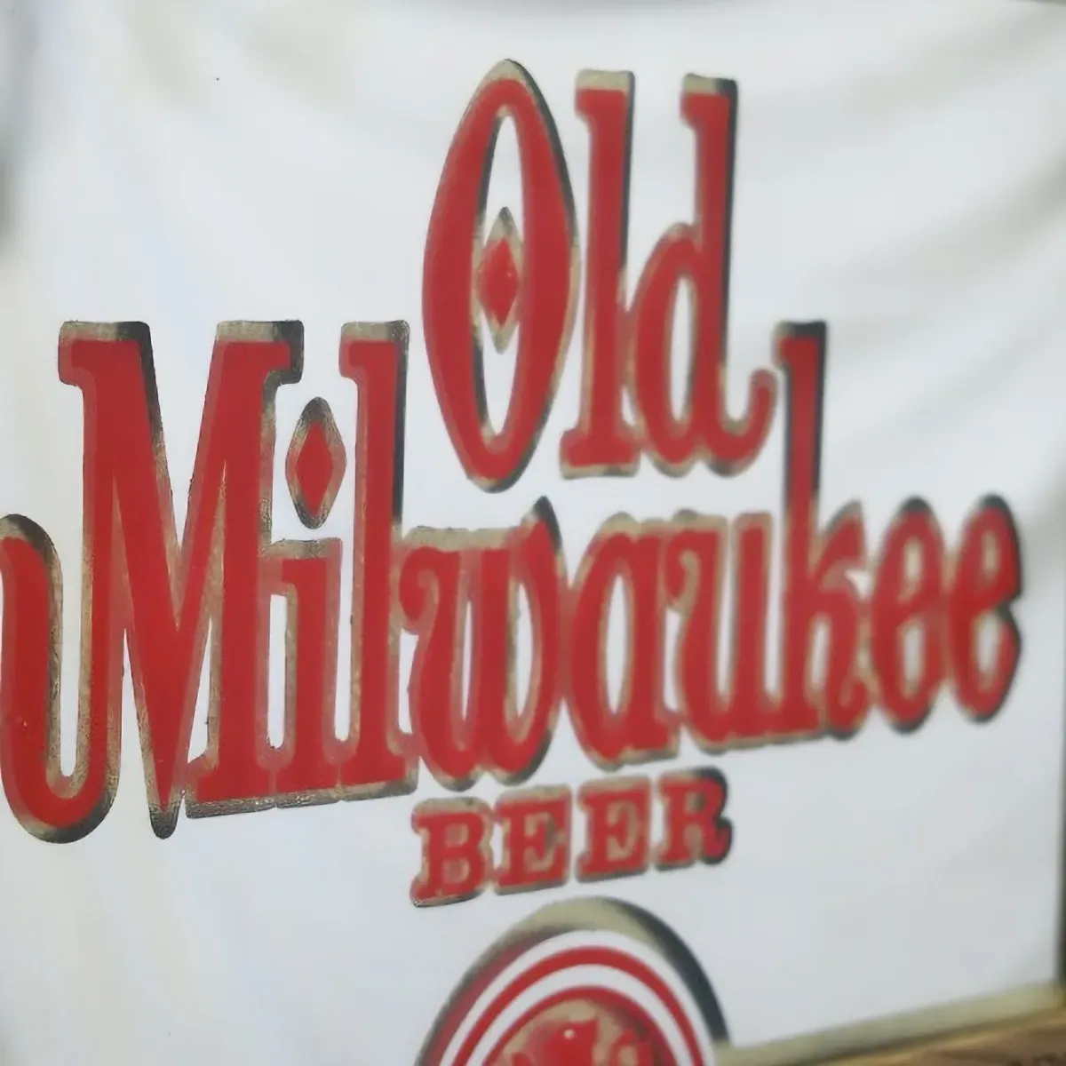 Old Milwaukee BEER ビンテージ パブミラー