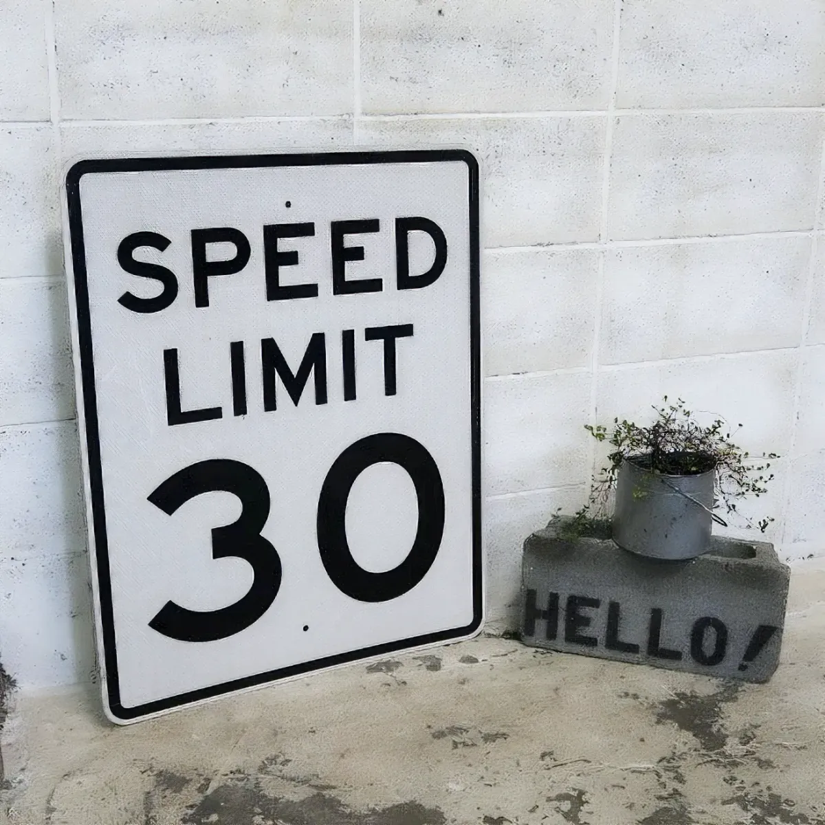 ロードサイン SPEED LIMIT 30