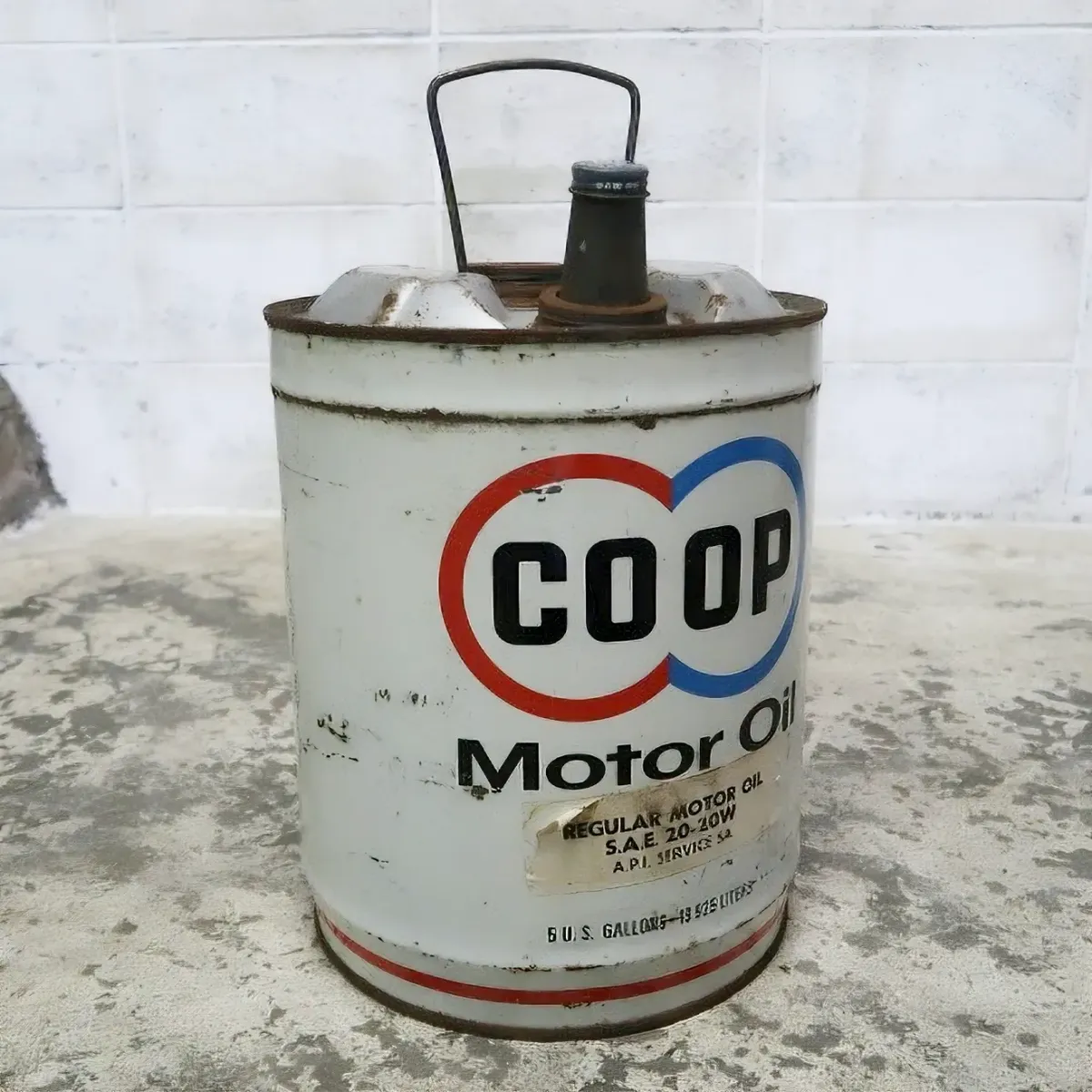 COOP ビンテージ オイル缶