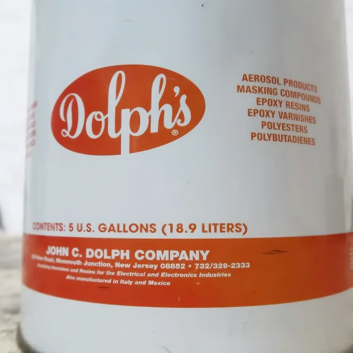 Dolph's ビンテージ オイル缶