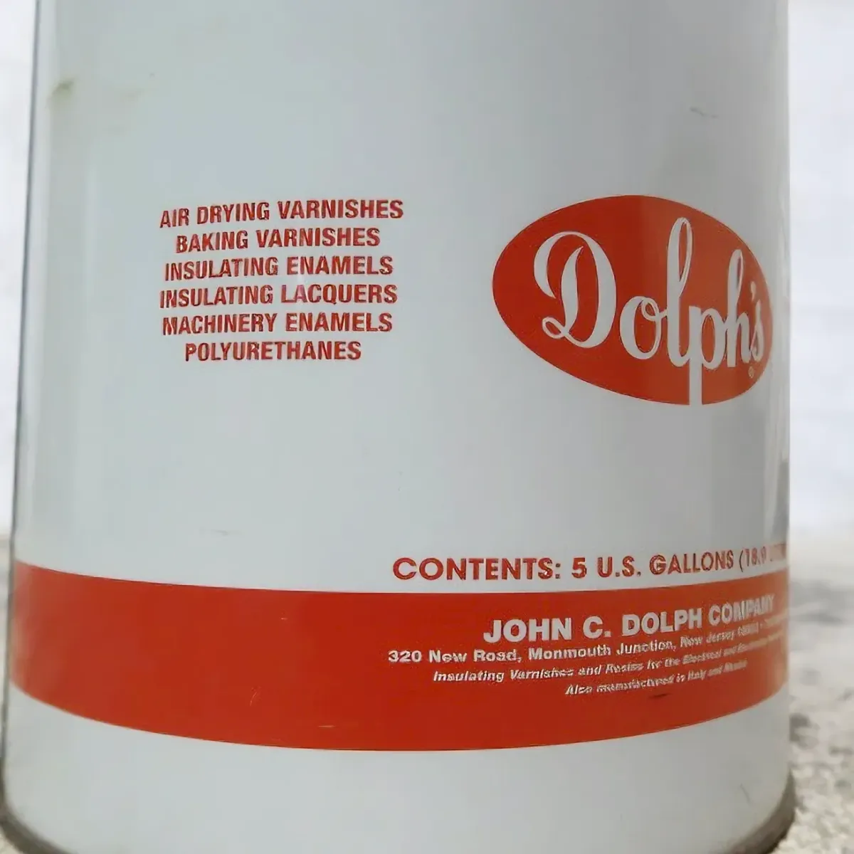 Dolph's ビンテージ オイル缶