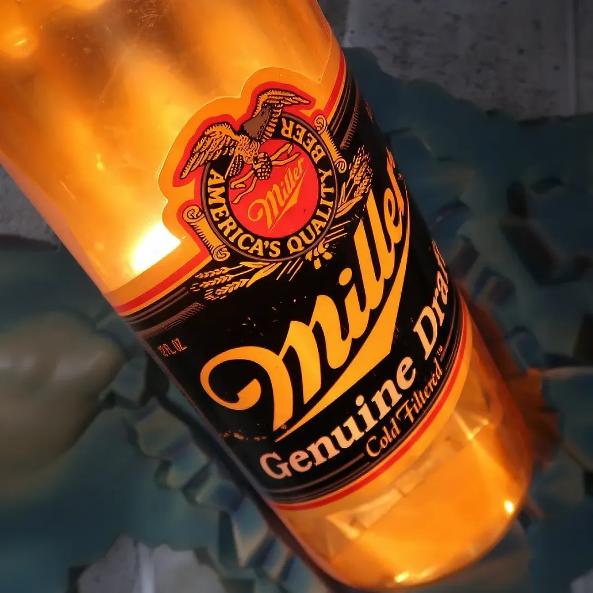 Miller Beer ボトル ライトサイン