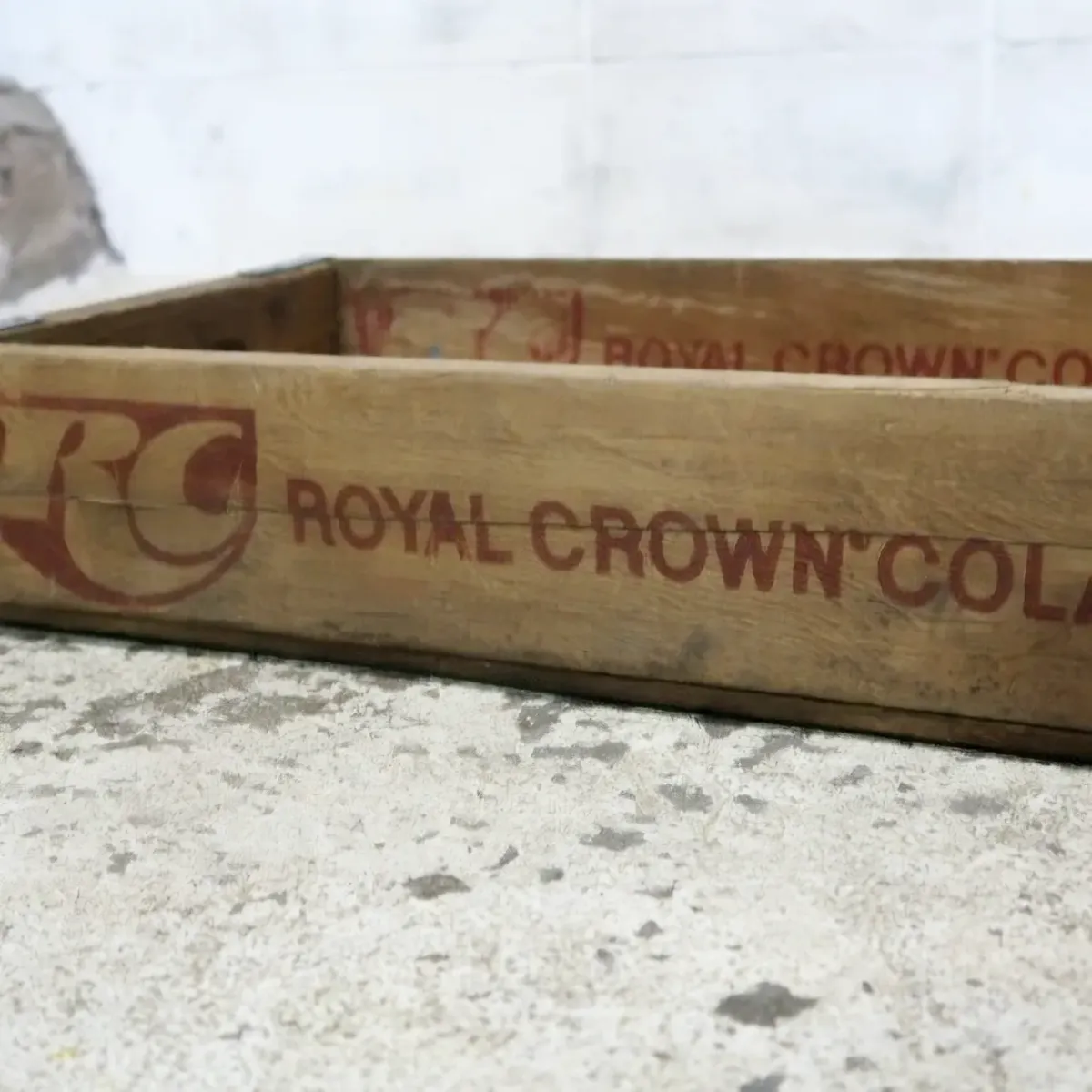 ROYAL CROWN COLA ビンテージ ウッドボックス
