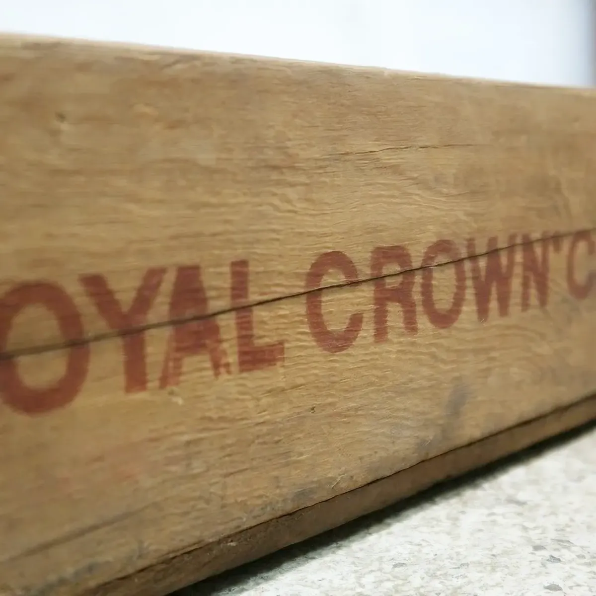 ROYAL CROWN COLA ビンテージ ウッドボックス