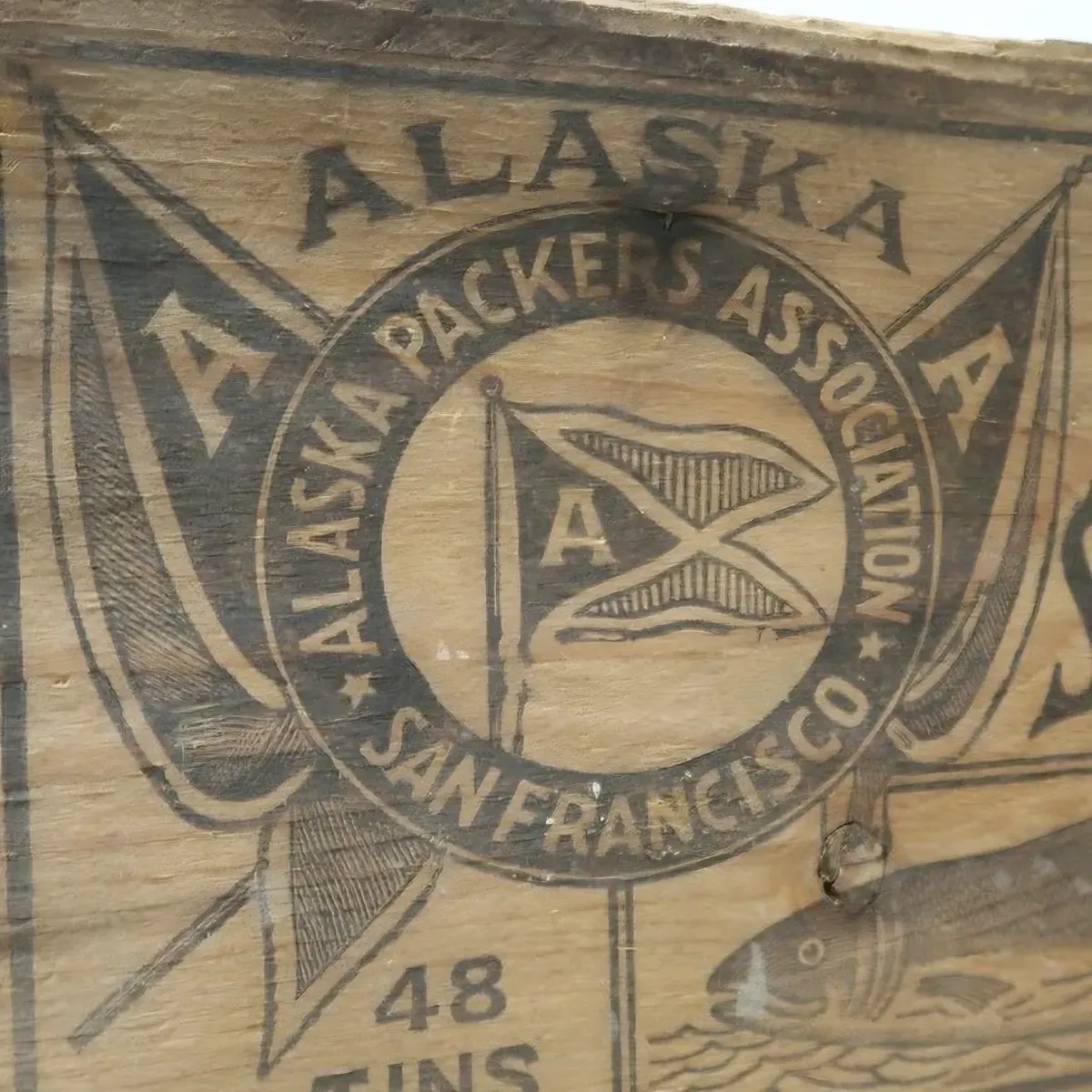 ALASKA PACKERS ASSOCIATION ビンテージ ウッドボックス