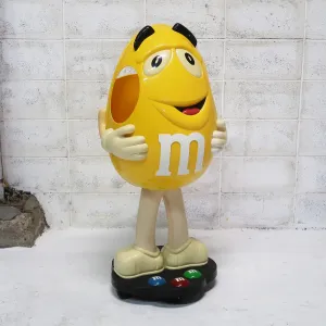 M&M's イエロー 大型 ストアディスプレイ