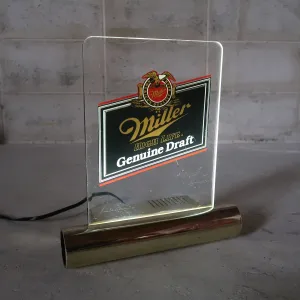 Miller Beer ビンテージ ライトサイン