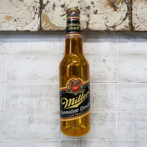 Miller Beer ボトル ライトサイン