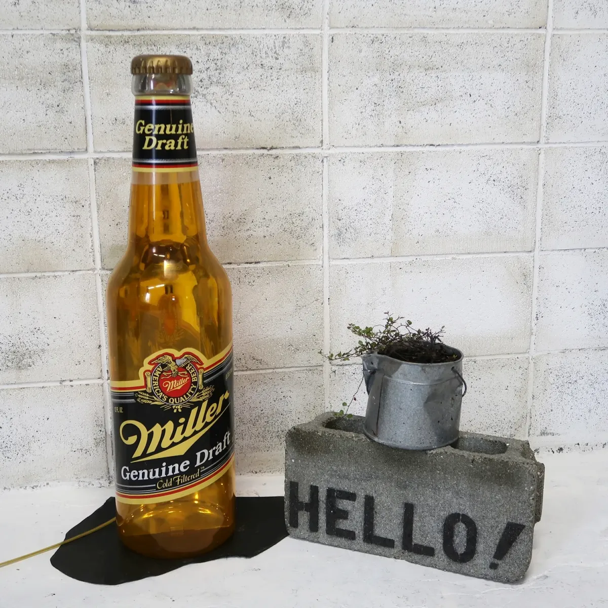 Miller Beer ボトル ライトサイン