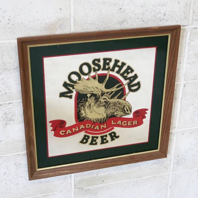 MOOSEHEAD BEER ビンテージ パブミラー