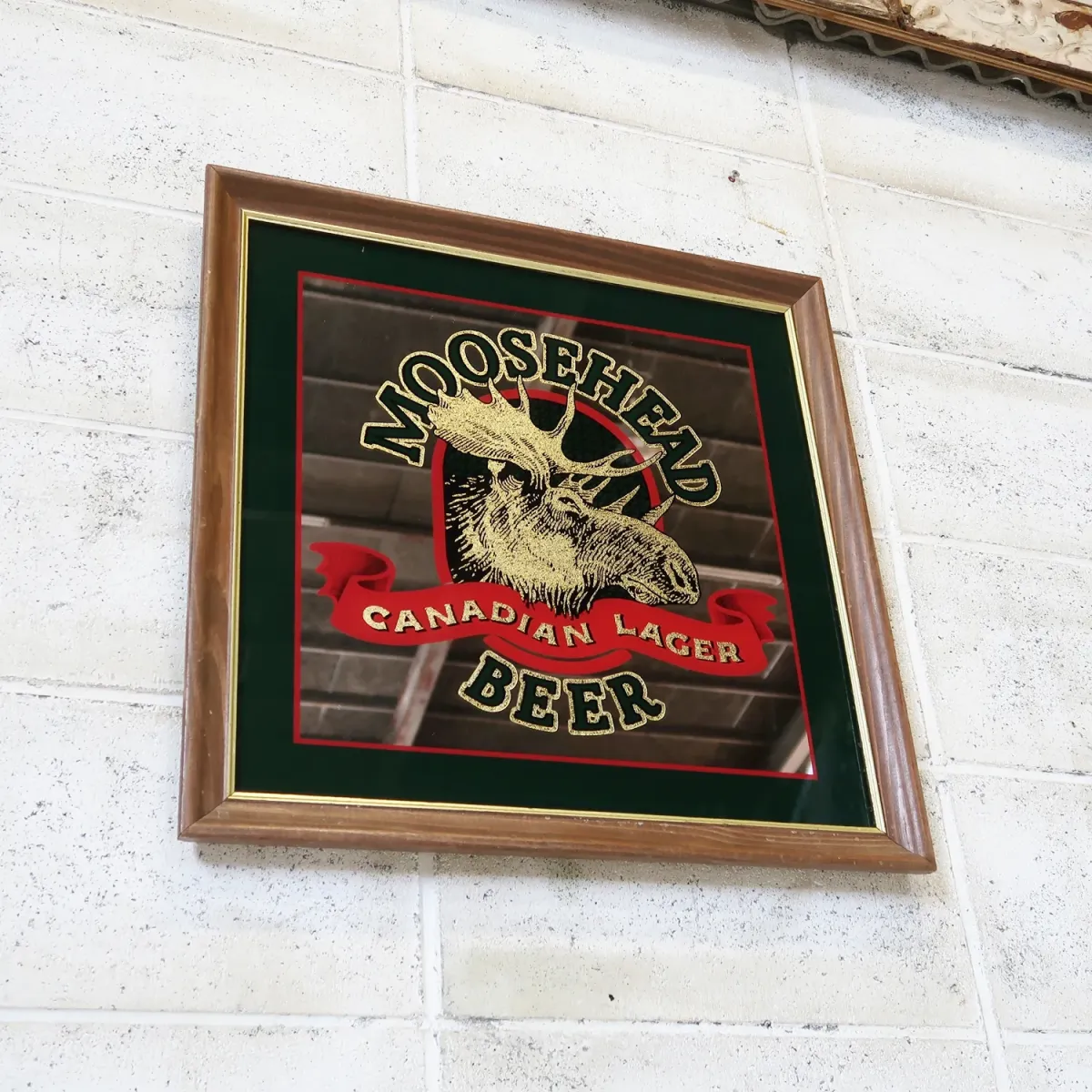 MOOSEHEAD BEER ビンテージ パブミラー