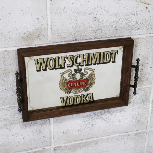 WOLFSCHMIDT VODKA ビンテージ パブミラー