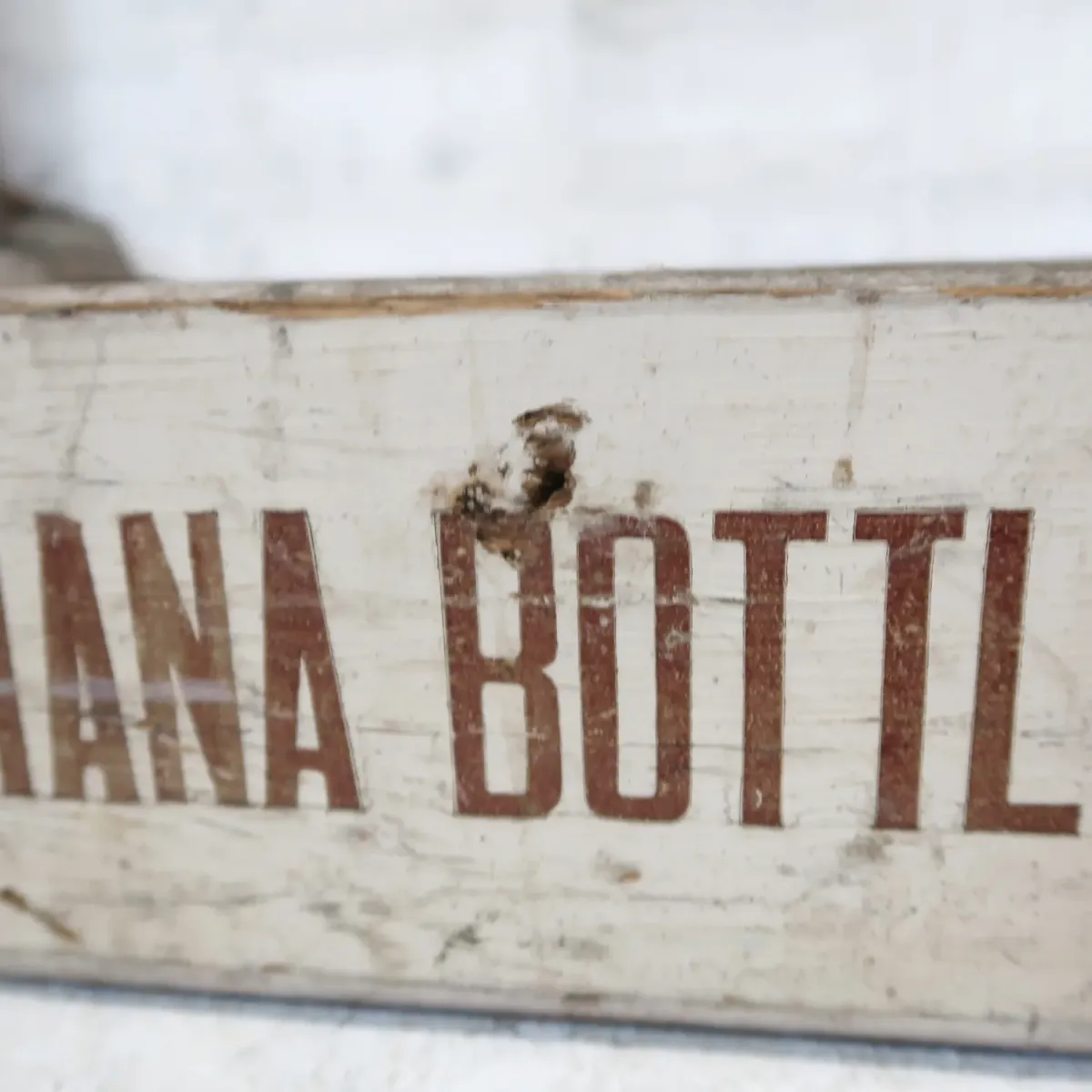 ACADIANA BOTTLING CO. ビンテージ ウッドボックス