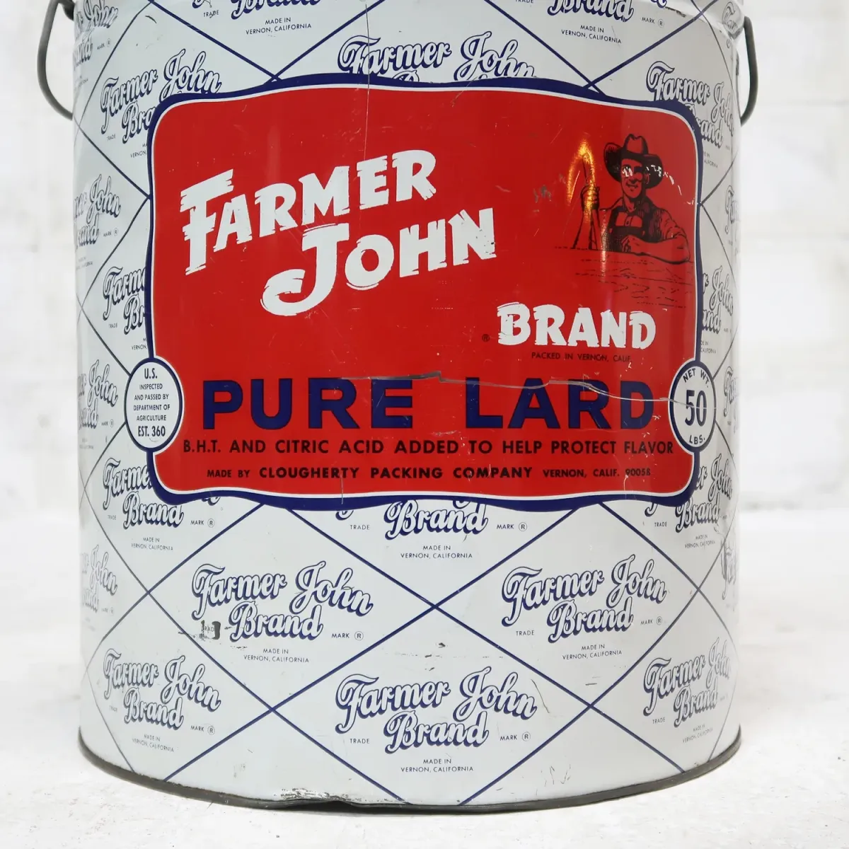 FARMER JOHN ビンテージ ラード缶