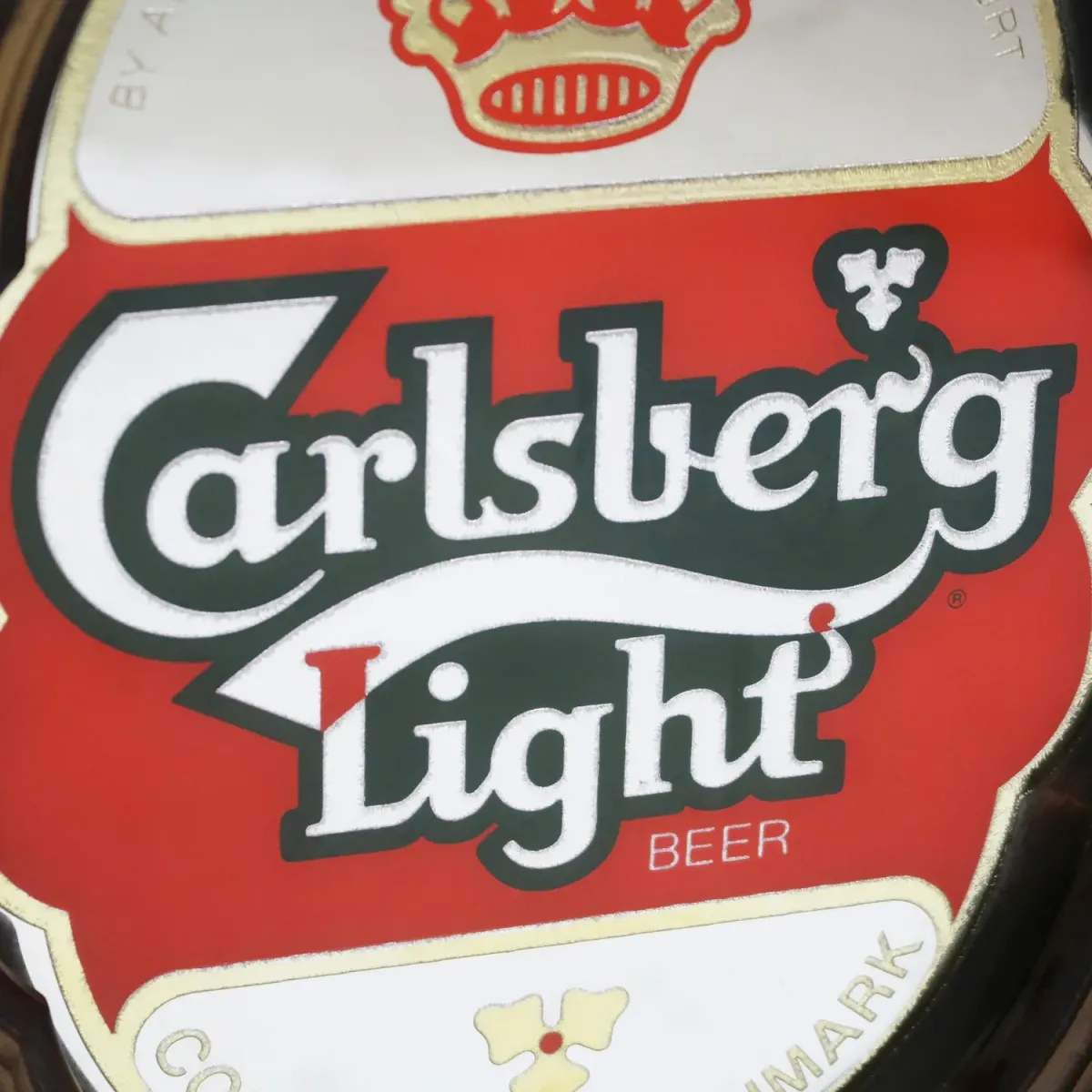 Carlsberg Light ビンテージ パブミラー