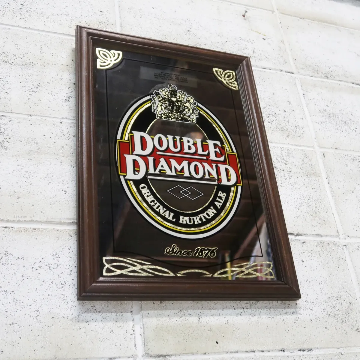 DOUBLE DIAMOND ビンテージ パブミラー